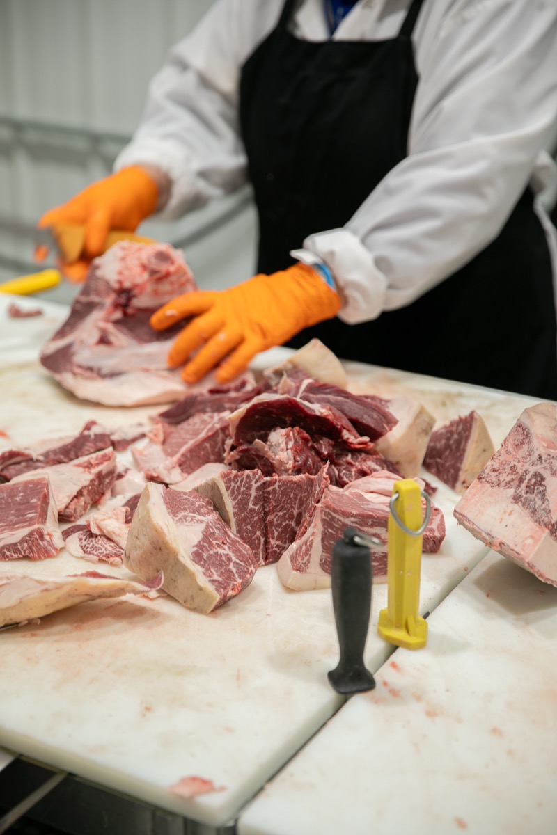 90 West Beef processing