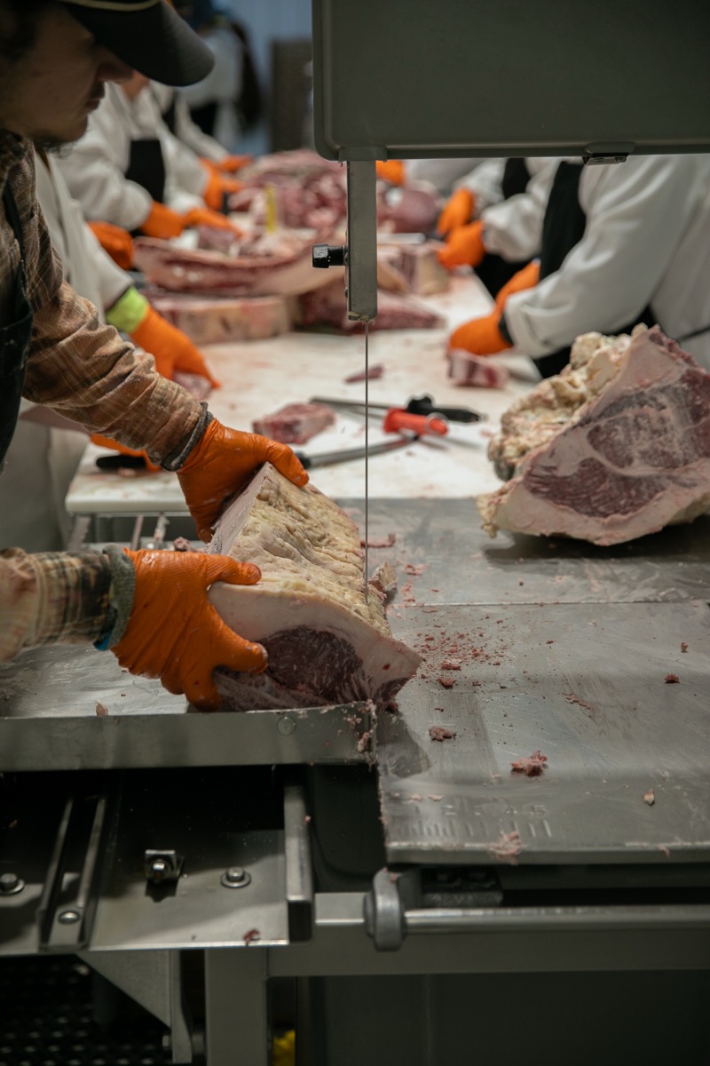 90 West Beef processing