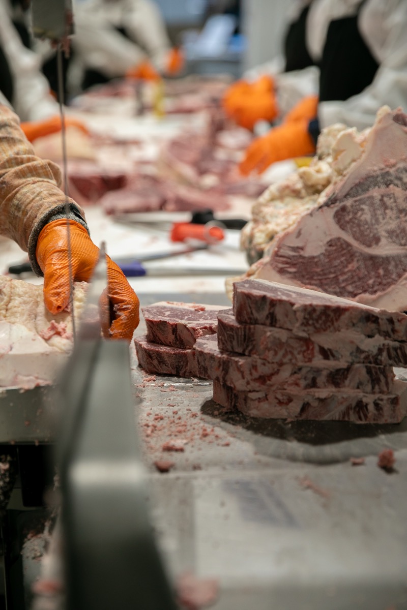 90 West Beef processing
