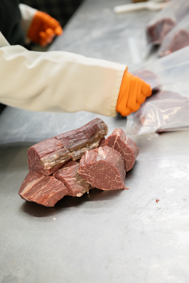 90 West Beef processing