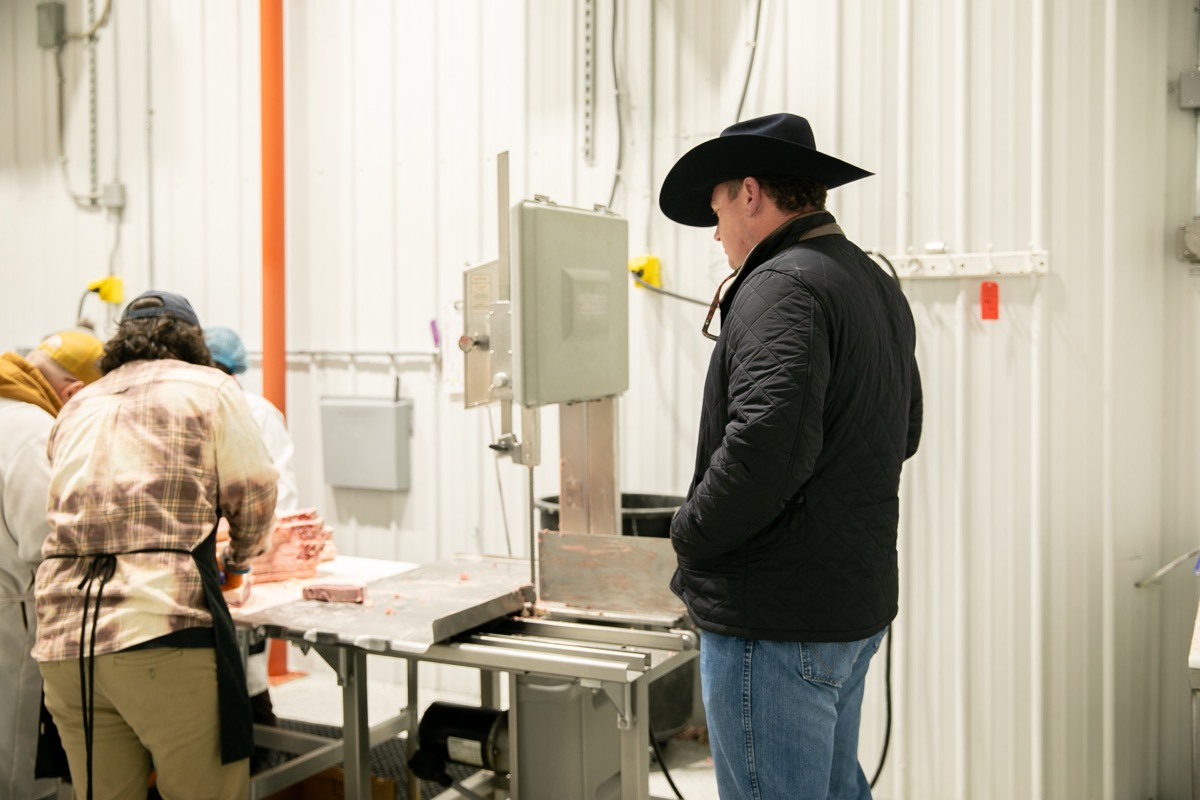 90 West Beef processing