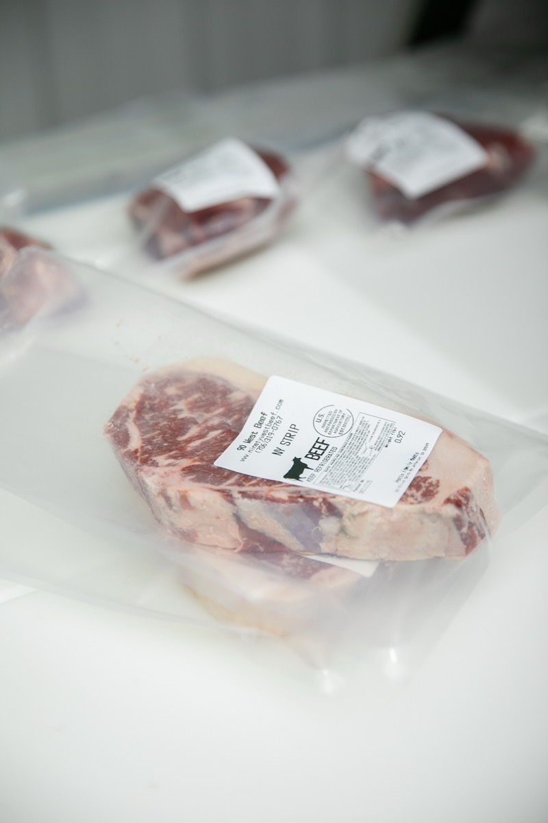 90 West Beef processing