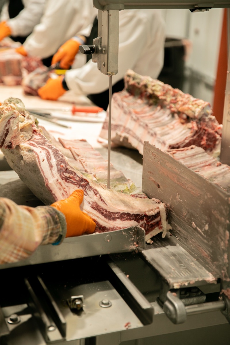 90 West Beef processing