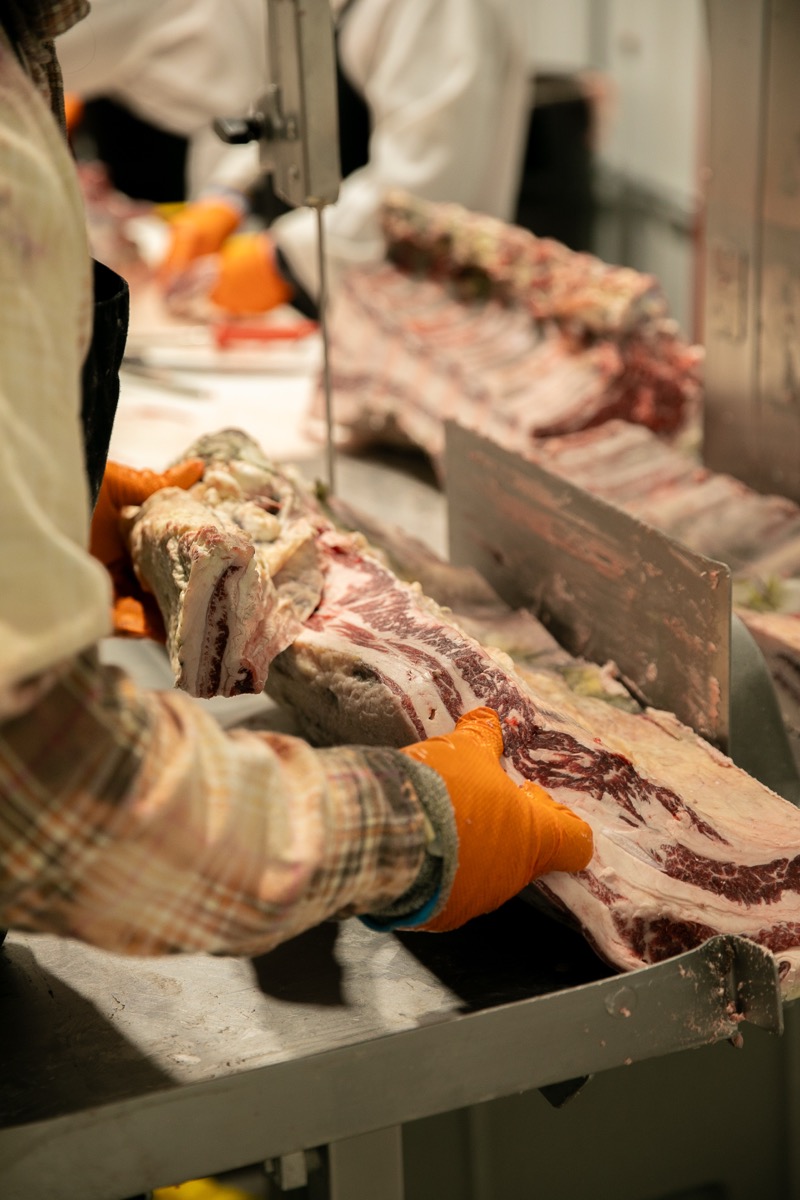 90 West Beef processing