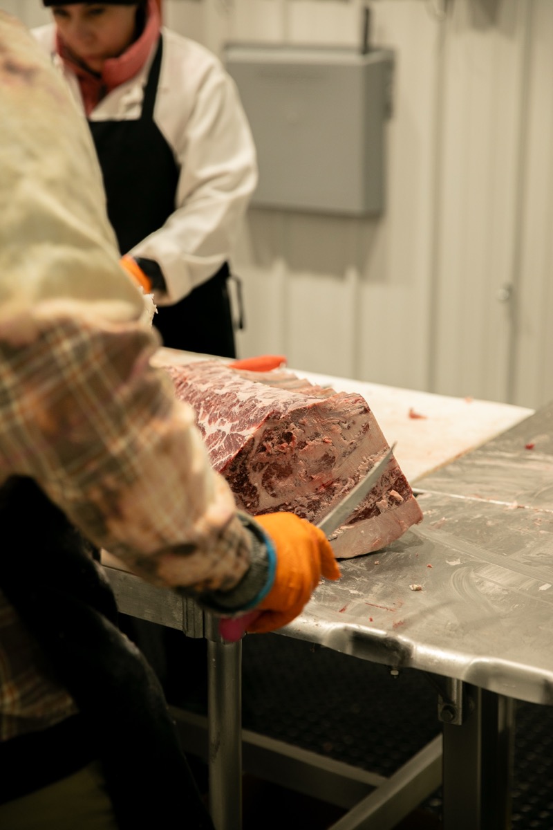 90 West Beef processing